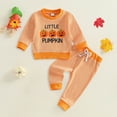 thumbnail image 7 of mgoYE Toddler Baby Boy Clothes Infant Fall Winter Outfit Long Sleeve Pant Top Set Waffle Sweatshirt, 7 of 7