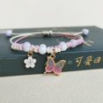 thumbnail image 3 of Handmade Braided Butterfly Crystal Bracelet Adjustable Chain Gifts Jewelry E3Q9, 3 of 5