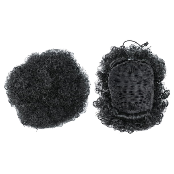 Extensión de cabello Qarigey Up Wraps sintético estilo peinados Afro P9 1B
