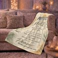 thumbnail image 6 of Protect Your Peace Botanical Watercolor, Cozy Typography Art Scene, Warm Flannel Blanket for Living Room and Reading Nook, Art Lovers Housewarming Gift, Artistic Home Decor, 6 of 9