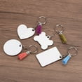 thumbnail image 5 of Unique Bargains Porte-Clés de Sublimation Forme Ronde 50mm Dia., 30 Ensembles, 5 of 5