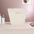 thumbnail image 5 of Unique Bargains 1 Pc Portable Bow Makeup Bag Polyester White 6.3"x2.36"x5.51", 5 of 5