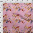 thumbnail image 2 of oneOone Cotton Cambric Light Pink Fabric Flower Watercolor Craft Projects Decor Fabric Printed By The Yard 56 Inch Wide, 2 of 4