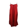 thumbnail image 2 of Robe Longue d'Été Décontractée et Fluide pour Femmes avec Poche, Bretelles Spaghetti, Encolure Dégagée, Ample, pour la Plage, 2 of 4