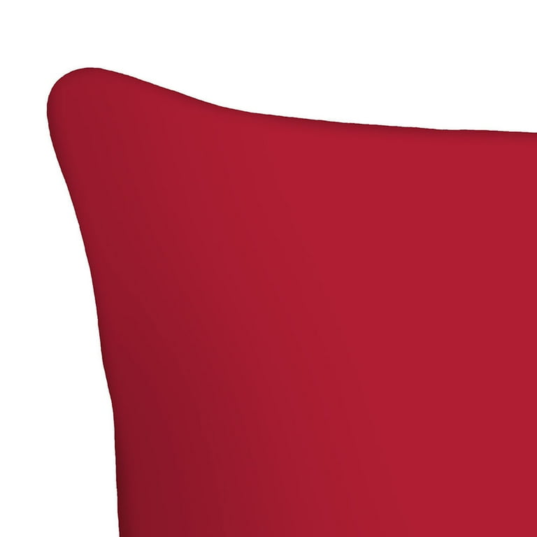Mainstays Solid Pillow, Red