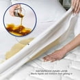 thumbnail image 3 of TPU Layer Mattress Cover, Queen Size Waterproof & Breathable Protector, Noiseless Sleep Surface, Viscose Made from Bamboo for 160x200cm Beds, 3 of 5