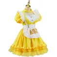 thumbnail image 2 of Chica Dress Women Yellow Maid Lolita Apron Sweet Cute Fancy Dress Halloween Outfit, 2 of 8