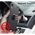 thumbnail image 2 of FYBTO for iPhone Xs Max Case,[Invisible Matal Ring Bracket][Magnetic Support] Shockproof Anti-Scratch Ultra-Slim Protective Cover Case for iPhone Xs Max (Red+Black), 2 of 7