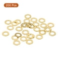 thumbnail image 3 of Uxcell M3 Flat Washer, 200 Pack Brass Ring Washers 6mm OD 0.5mm T Sealing Gasket Ring, 3 of 6