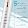 thumbnail image 4 of 4 brush head sonic electric toothbrush 5-speed USB charging white, 4 of 4