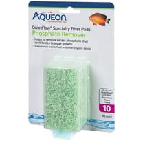 Aqueon Phosphate Remover for QuietFlow LED Pro Power Filter 10 [Aquarium Filter Pads, Aquarium Supplies] 24 count (6 x 4 ct)