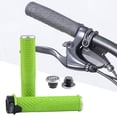 thumbnail image 3 of Neinkie 1 Set Handlebar Grips Stable Integrated Lock Ring Non-slip Rubber Shock Absorption Handle Grips for Mountain Bikes, 3 of 9