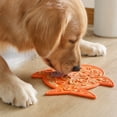 thumbnail image 5 of Silicone Pet Mat Slow Feed Licking Mat for Dogs and Cats Anti Gulp Non Slip Feeding Pad for Home Pet Use Orange Fish Shaped Silicone Dog Licking Mat, 5 of 5