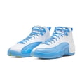 thumbnail image 3 of Big Kid's Jordan 12 Retro "Emoji" White/University Blue (DQ4365 114) - 7, 3 of 8