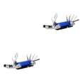 thumbnail image 4 of Transemion Bike Repairing 15 In 1 Cycling Mechanic Repair Tool with Screwdriver Chain Rivet Extractor Lightweight Socket Wrench Blue 2PCS, 4 of 6