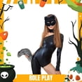 thumbnail image 4 of Event & Party, Halloween 3D Cute Animal Tail Pendant Women Holder Pompoms Tail Fashionable Hairy Tail 50cm Halloween Plush Tail, Home Decor, 4 of 5