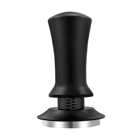 

Coffee Tamper Distributor Adjustable Deep Coffee Presser for Home (Black 51mm)