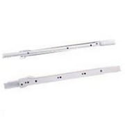 KNAPE & VOGT 22" White Euro Self Closing Drawer Slide