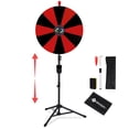 thumbnail image 1 of WinSpin 24" Pop Up Displays Spinning Prize Wheel Black & Red Adjustable Height DIY Modular Spin Doodle Game for Events, 1 of 9