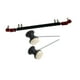 thumbnail image 3 of Kit de actualización de eje cardán de 3 piezas para pedal doble con conector de biela y Eje rojo negro, 3 of 9