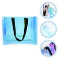 thumbnail image 5 of SHISUYAN PVC Holographic Tote Bag - Large, Reusable, Clear & Iridescent, 5 of 6