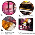 thumbnail image 3 of Designart "Jazzed Keys In Yellow And Purple Piano" Music Canvas Art Print, 3 of 7