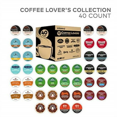 Keurig Coffee Lovers' Collection Sampler Pack, Single Serve K-Cup Pods, Compatible with all Keurig 1.0/Classic, 2.0 and K-CafÃ© Coffee Makers, Variety Pack, 40