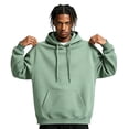 thumbnail image 3 of Nestiefly Mens Oversized Hoodies Fall Sweatshirt Winter Fleece Hooded Collar Drawstring Pullover With Pockets Mint Green S, 3 of 8