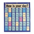 thumbnail image 1 of Behavioral Pocket Chart, Blue, 18-1/2" X 21", 1 Chart, 1 of 1