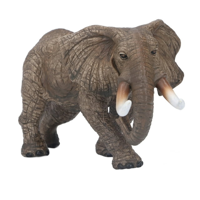 Elephant Figurine Model, Vivid Details Vivid Animal Figurine High Simulation For Gifts