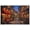 Unframe-style, variant on European Street Scene Canvas Wall Art Night View Bistro Cafe Posters Vintage French Village Cityscape Prints Cobblestone Street Pictures for Living Room Bedroom