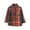 E340 Orange, variant on Curuila Children Boys Shirts With Pocket Long Sleeve Plaid Print Lapel Button Down Shirts For Boys Loose Fit Fashionable Tops Blue Size 2-3 Years