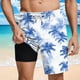 thumbnail image 2 of Pantalones Cortos Casuales para Hombre Imprimir con Bolsillos Pantalones de Playa de Cintura Elástica, Pantalones Cortos de Cintura Elástica para Hombre, 2 of 6