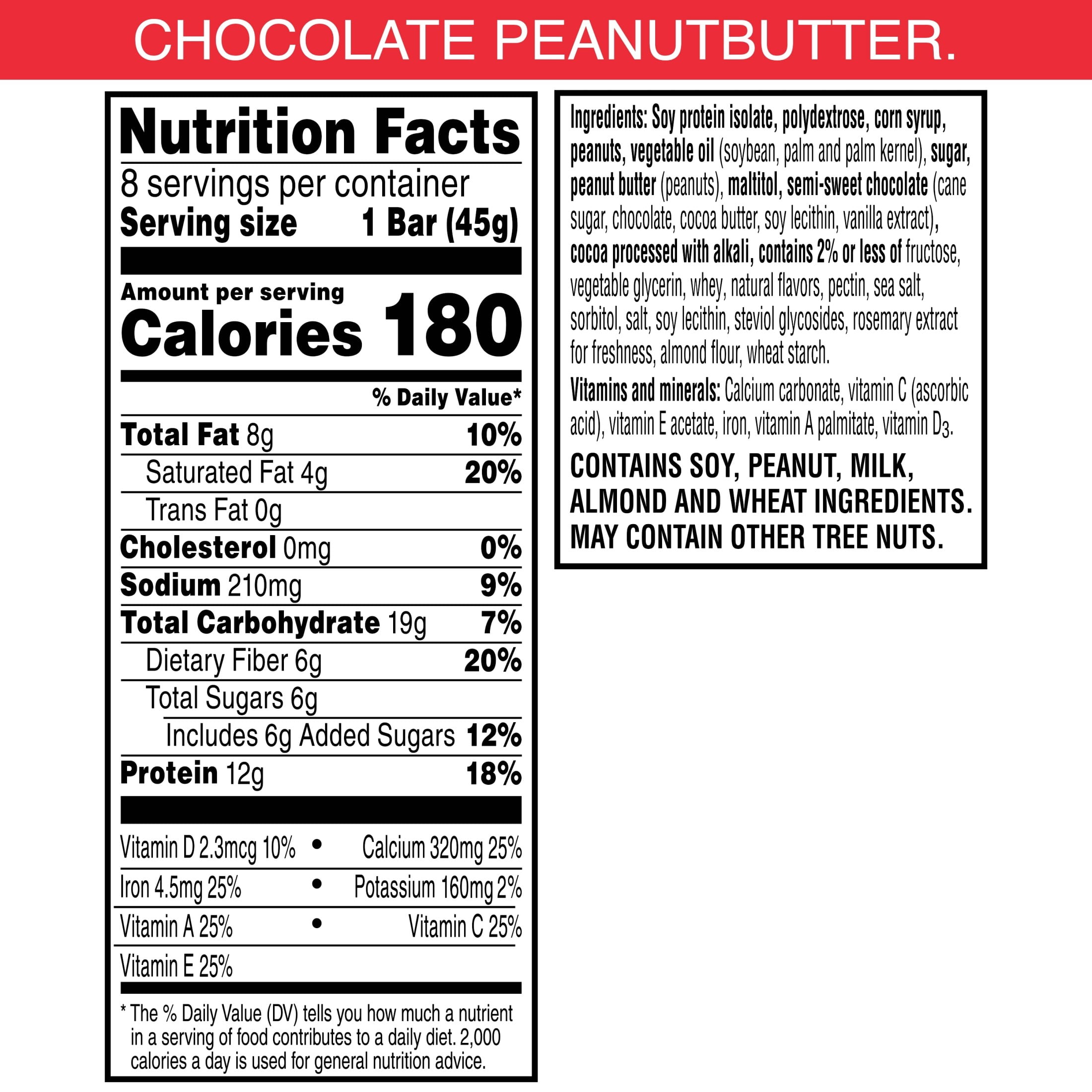 Special K Bar, Chocolate Peanut Butter Protein Bars, 8 Count