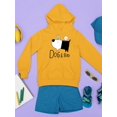 thumbnail image 3 of Dog And Bird Logo  Hoodie Juniors -Image by Shutterstock,  Large, 3 of 4