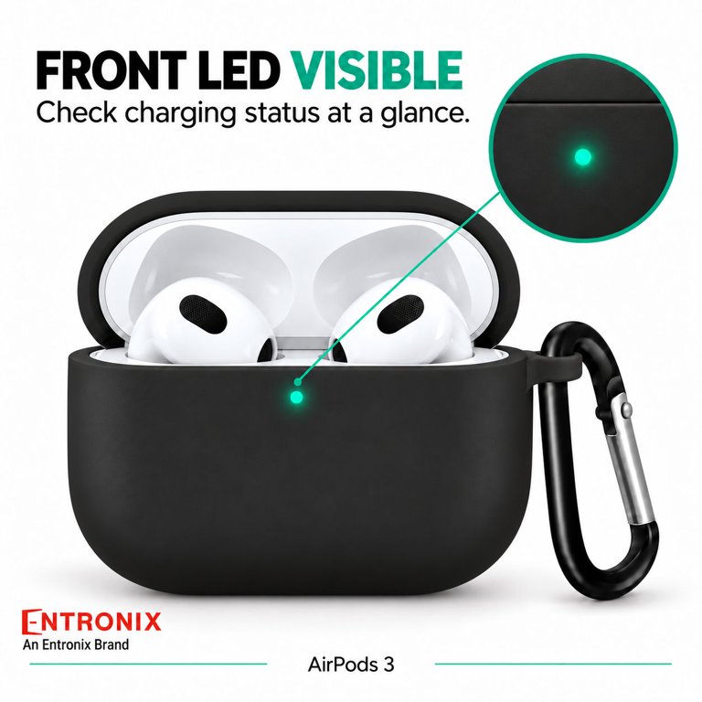 Entronix AirPods 3 Silicone Case with Carabiner photo 4