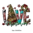 thumbnail image 1 of Pegatinas de transferencia de calor navideñas, calcomanías para planchar, patrón de ciervo y árbol de Navidad para camisetas, mochila, funda de almohada con capucha, 1 of 4