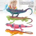 thumbnail image 2 of 2026 Set Of 4 Squeaky Toy Reptile Lizard Animal Figures Model Fidget Toy Simulation Prank Doll Ornament, 2 of 3