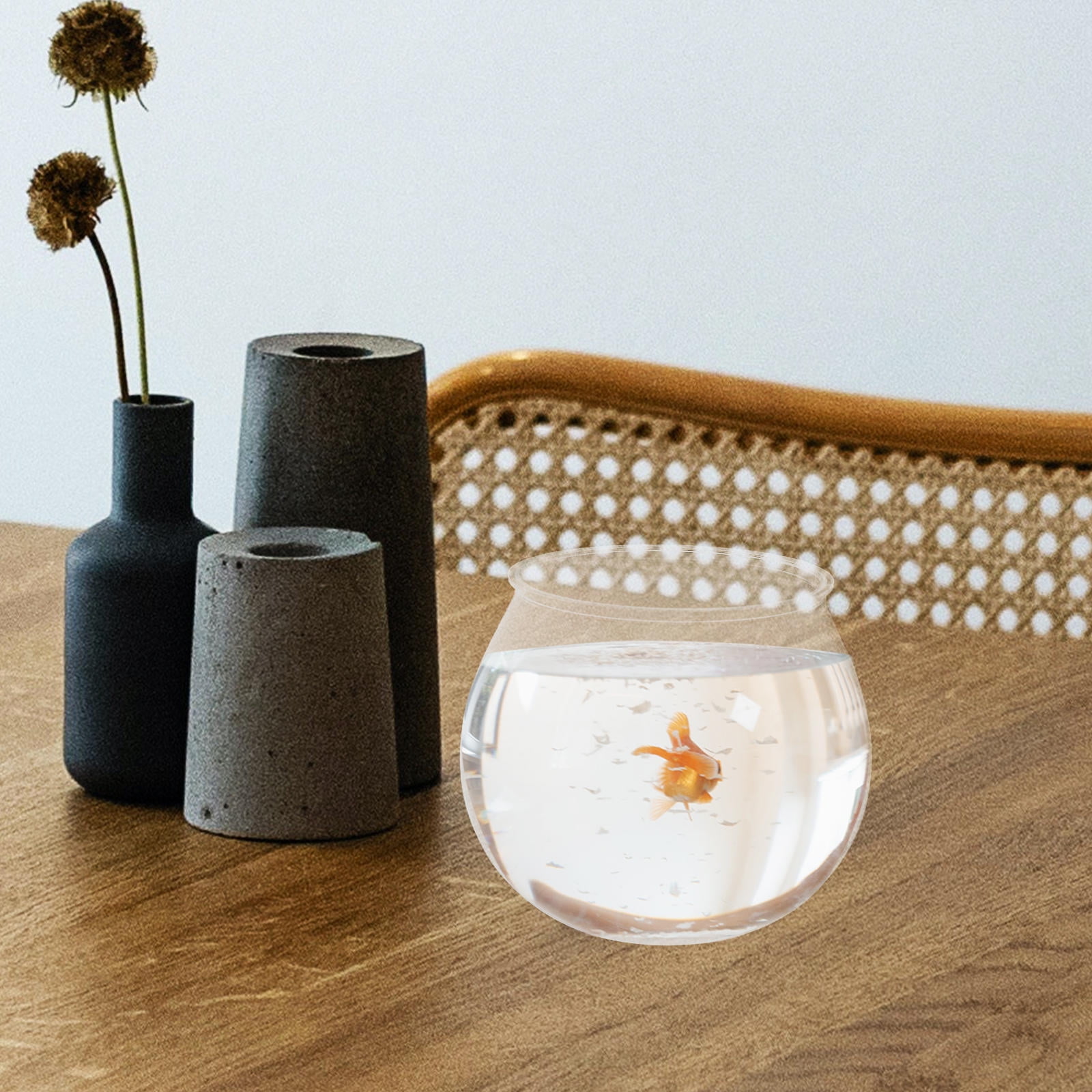 VERDANVERSE Clear Fish Tank Pet Anti-Falling Decorative for Home Use 4Pcs