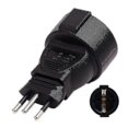 thumbnail image 1 of Eu Standard 16a 250v Swiss 3pin Round Male To Female Power Supply Adapter, 1 of 5
