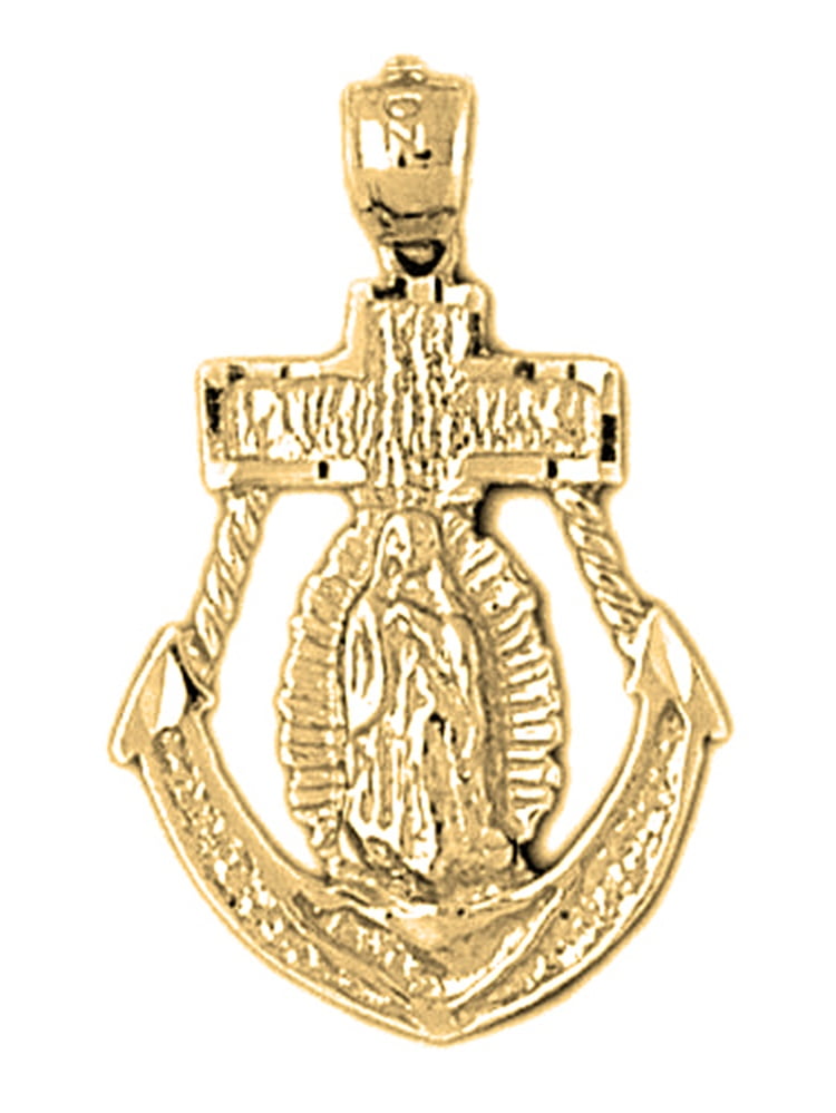 Sterling Silver 29mm Cross with 7.5 Charm Bracelet Jewels Obsession Cross Pendant