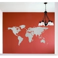 thumbnail image 4 of World Map Wall Art Earth Atlas Decal Sticker, 4 of 4