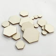 thumbnail image 1 of Artesanías de madera de color troncos hechas a mano, graffiti hexagonal, protección del medio ambiente, virutas de madera decorativas, 1 of 5