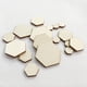 thumbnail image 1 of Artesanías de madera de color troncos hechas a mano, graffiti hexagonal, protección del medio ambiente, virutas de madera decorativas, 1 of 5