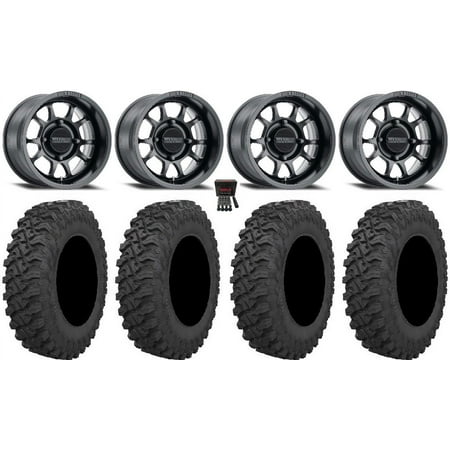 Method 409 15 Black (5+2) Wheels 33 Pro Runner Tires Kawasaki Mule Pro FXT Method 409 15 Black (5+2) Wheels 33 Pro Runner Tires Kawasaki Mule Pro FXT