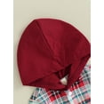 thumbnail image 5 of Arvbitana Toddler Baby Boys Fall 2Pcs Outfits Plaid Long Sleeve Buttons Hoodies Shirts + Solid Color Pants Sets Infant Boys Casual Clothes 3M 6M 12M 18M 24M 2T 3T, 5 of 8