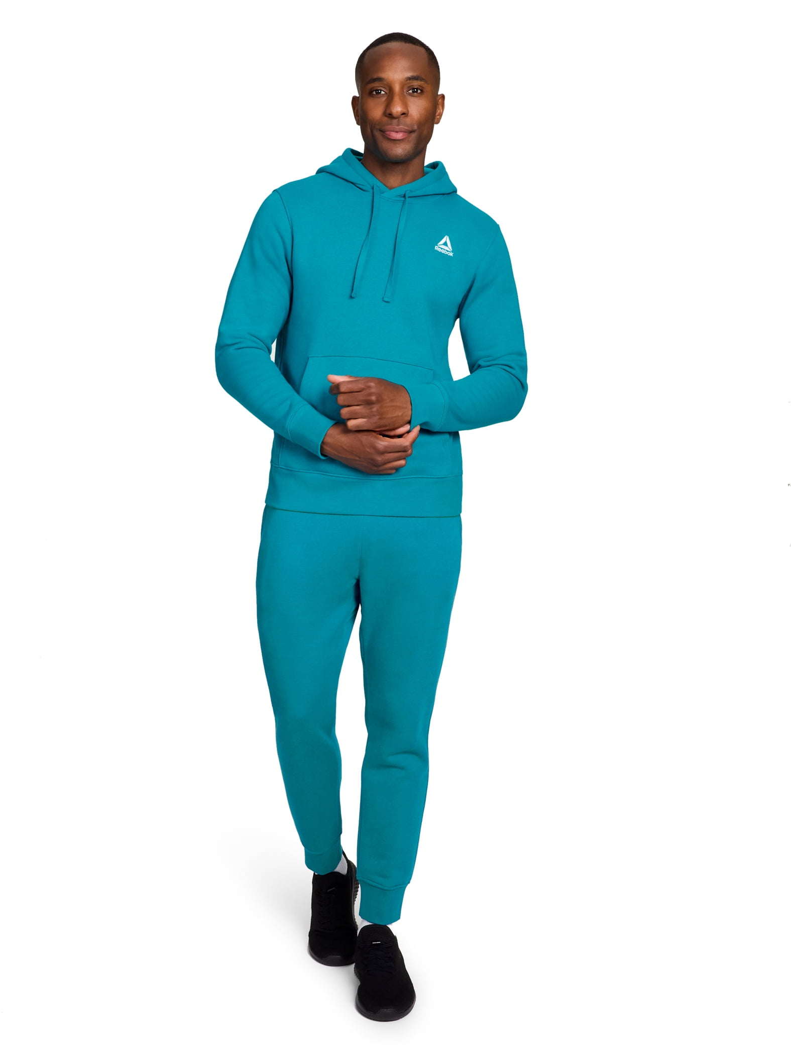 Reebok Men's and Big Men's Game Day Fleece Left Chest Hoodie, Sizes XS-5XL