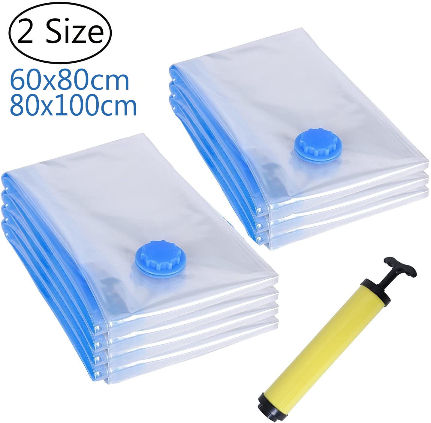 Clothing Clear Vinyl Zippered Storage Bags in Various Sizes for Bedding Travel 