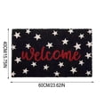 thumbnail image 2 of CaiYueKe Patriotic Star Welcome Doormat, 4th of July Front Door Mat, Non-Slip Entryway Rug, for Independence Day Decor, Indoor Outdoor Welcome Mat, Easy Clean Doormat, 2 of 8