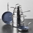 thumbnail image 3 of ZWILLING Clad CFX 10-pc Stainless Steel Ceramic Nonstick Cookware Set, 3 of 5